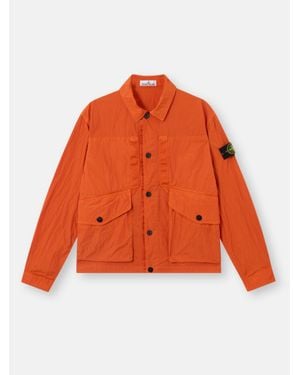 Stone Island Q100008 Warp Rib Nylon-Tc - Orange