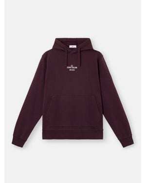 Stone Island 6100065 Cotton Fleece - Morado