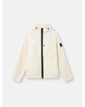 Stone Island 45637 Crinkle Reps R-Ny With Primaloft-Tc - Natural