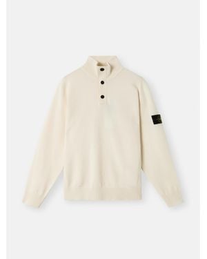 Stone Island 5100002 Stretch Rws Wool - Natural
