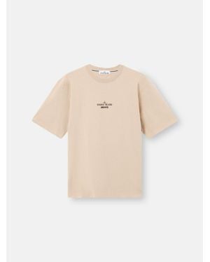 Stone Island Archivio Graphic Cotton T-Shirt - White