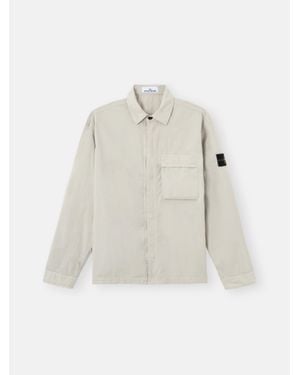 Stone Island 1200032 Stretch Cotton Tela 'Paracadute' - White