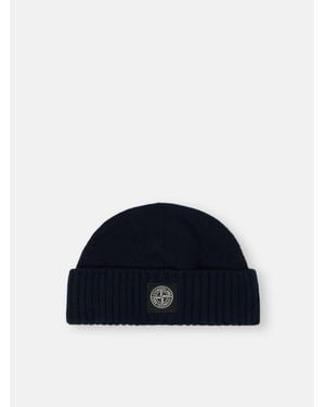 Stone Island N100005 Felted Rws Wool - Blu