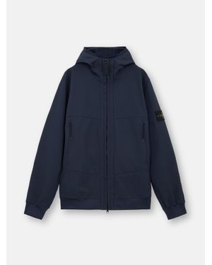 Stone Island Q0322 Soft Shell-R E. Dye Technology - Blue
