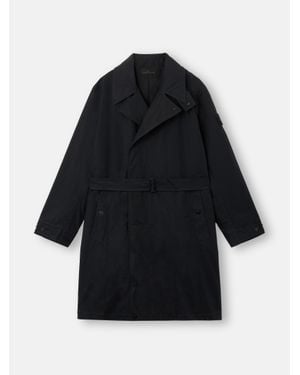 Stone Island 7100004 All-Weather Cotton Canvas S. I. Ghost - Black