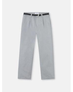 Stone Island 3100015 Stretch Gabardine Marina - Grau