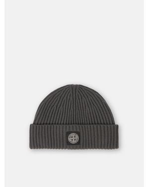 Stone Island N100002 Full Rib Rws Wool - Black