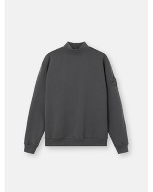 Stone Island 6100047 Cotton Wool Fleece Ghost - Gray