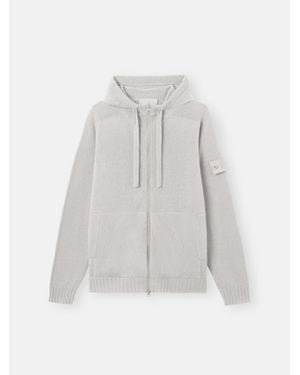 Stone Island 5100035 Cashmere S. I. Ghost - White