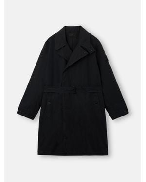 Stone Island 7100004 All-Weather Cotton Canvas S. I. Ghost - Black