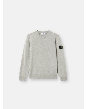 Stone Island 5100002 Plain Wool Cashmere - Weiß