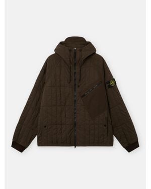 Stone Island 4100015 Ultralight Nylon Quilted-Tc - Brown