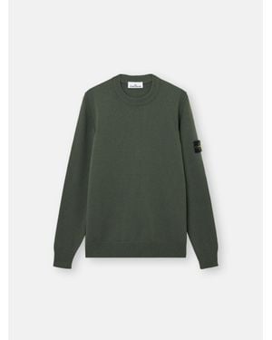 Stone Island 5100072 Lambswool - Grün