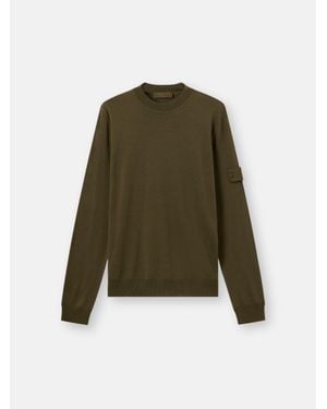 Stone Island 5100074 Light Pure Rws Wool S. I. Ghost - Green