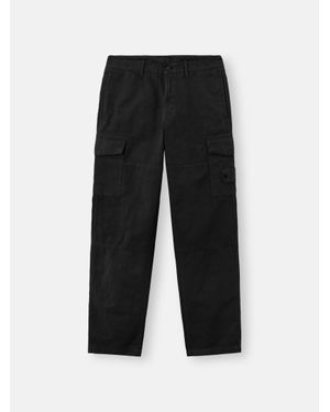 Stone Island 3100041 Cotton Linen Canvas S. I.Ghost - Black