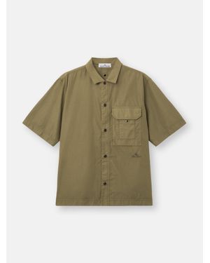 Stone Island Short Sleeves Shirt - Green