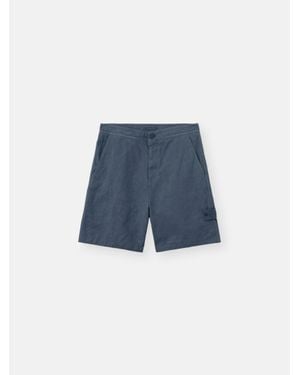 Stone Island L100003 Cotton Linen Canvas S. I.Ghost - Blue