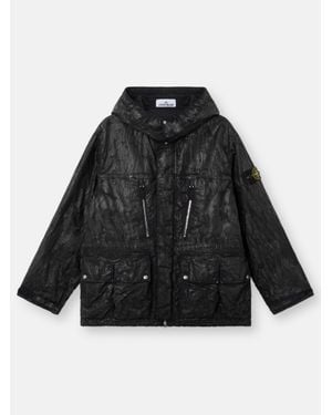 Stone Island Q100027 Slick Nylon Tela-Tc - Black