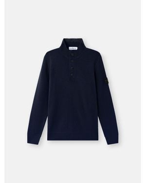 Stone Island 5100040 Lambswool - Blue