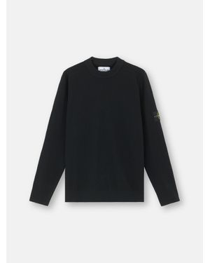 Stone Island 534A4 Stretch Rws Wool - Nero