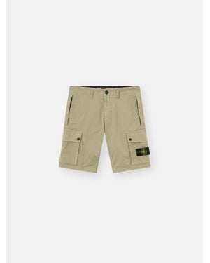 Stone Island L100019 Stretch Organic Cotton Twill - Natural