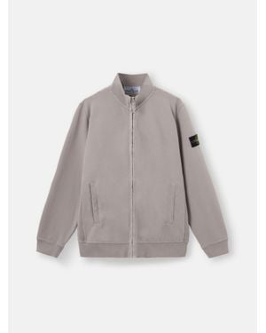 Stone Island 6100066 Brushed Organic Cotton Fleece - Grey