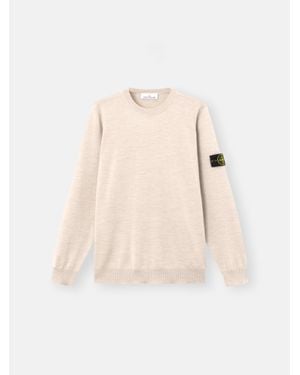 Stone Island 5100071 Light Pure Rws Wool - Natural