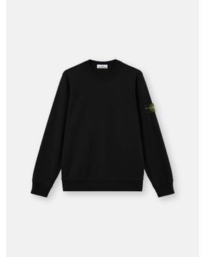 Stone Island 6100060 Organic Cotton Fleece - Black