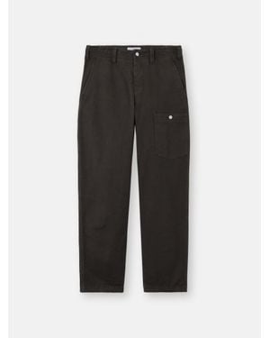 Stone Island 3100038 Slub Cotton Batavia-Tc S. I. Marina - Black
