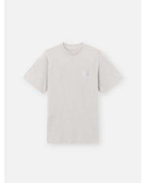 Stone Island 2100021 Organic Cotton Jersey Crepe S. I. Ghost - White