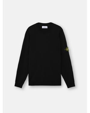 Stone Island 510C4 Light Pure Rws Wool - Nero