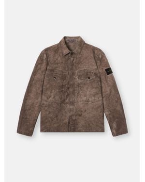 Stone Island 1200029 Corduroy 'Terra' Effect - Brown
