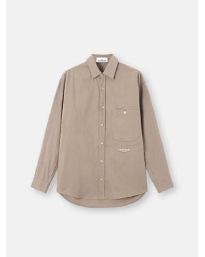 Stone Island 1100003 Organic Oxford Cotton Marina - Neutro