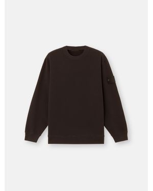 Stone Island 6100069 Stretch Cotton Fleece Ghost - Schwarz