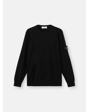 Stone Island 5100071 Light Pure Rws Wool - Black