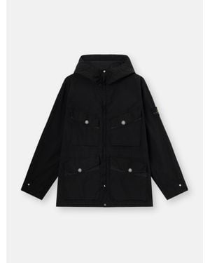 Stone Island Q100014 Light Compact Touch Poly-Tc, 60% Recycled Polyester - Nero