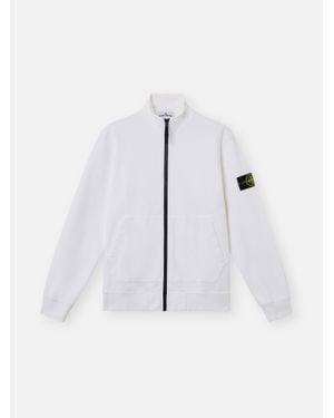 Stone Island 6100063 Organic Cotton Fleece - White
