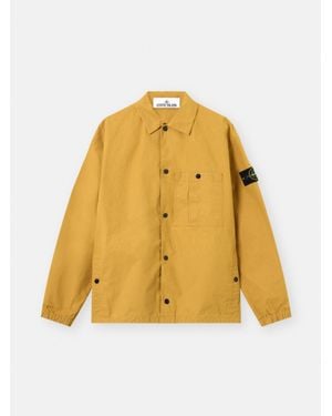 Stone Island 1200018 Double-Coated Cotton Ripstop - Yellow