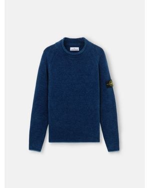 Stone Island 557A9 Cotton Chenille - Blue