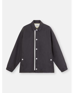 Stone Island 444X3 Panno Resinato With Plated Reflective Marina - Blue