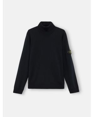 Stone Island 525C4 Light Pure Rws Wool - Black