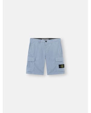 Stone Island L100020 Stretch Cotton Tela 'Paracadute' - Blue