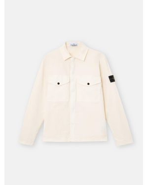 Stone Island 1200003 Stretch Organic Cotton Twill - Natural