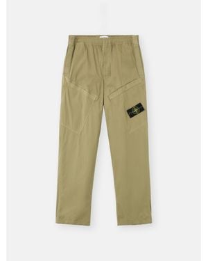Stone Island 3100006 Stretch Cotton Tela 'Paracadute' - Green