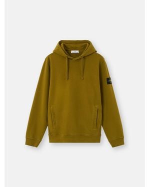 Stone Island 6100048 Brushed Organic Cotton Fleece - Green