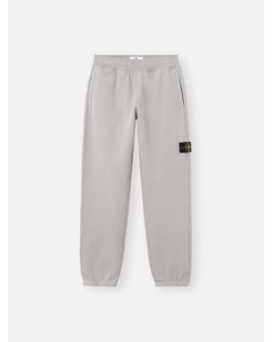 Stone Island 6200003 Brushed Organic Cotton Fleece - Weiß