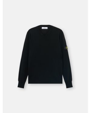 Stone Island 501C4 Light Pure Rws Wool - Nero