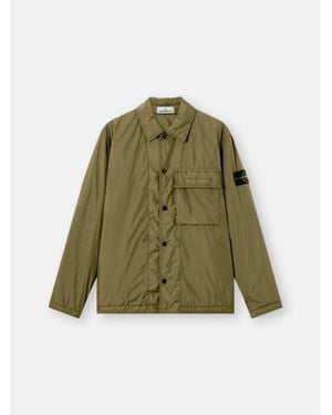 Stone Island 1200002 Crinkle Reps Ny - Green