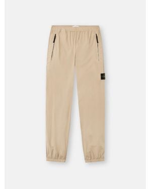 Stone Island 3100049 Stretch Cotton Tela 'Paracadute' - Natural