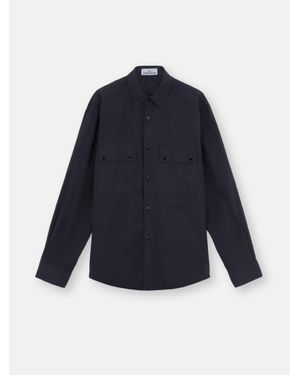 Stone Island 12505 Light Cotton Tela 'Paracadute' - Blu